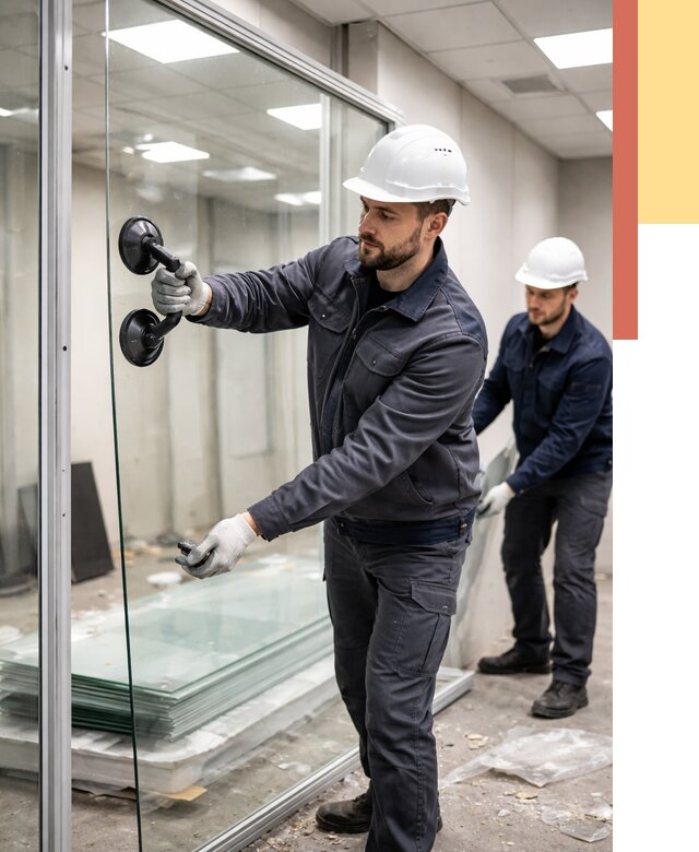 Демонтаж стеклянных перегородок в зиме от 3273 руб. — быстро и недорого | ОТДЕЛОЧНИК-Зма