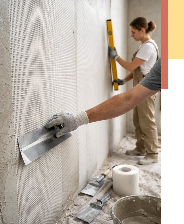 Армирование стен стеклосеткой в зиме от 3273 руб. под ключ | ОТДЕЛОЧНИК-Зма