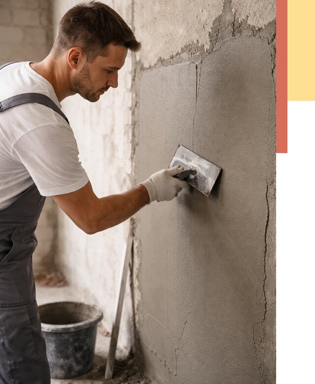 Штукатурка стен под плитку в зиме от 4296 руб./м2 — выравнивание под плитку | ОТДЕЛОЧНИК-Зма