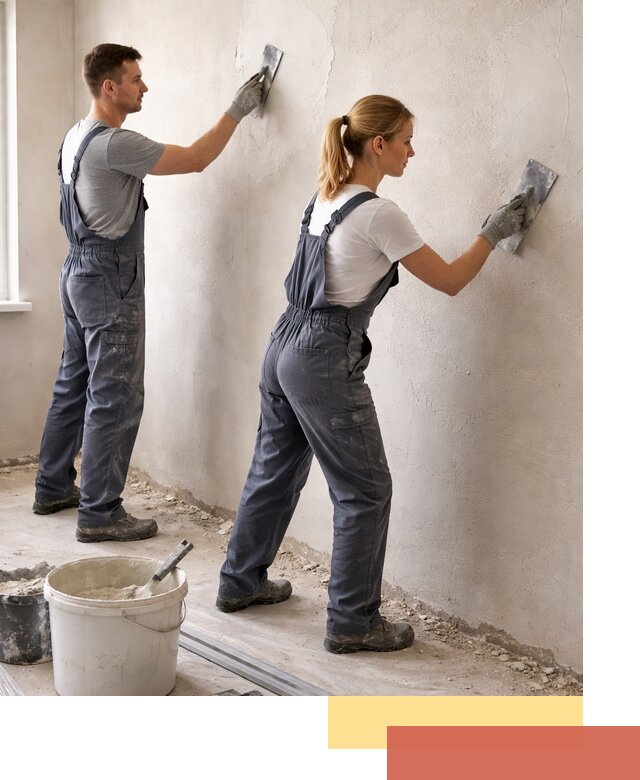 Штукатурка стен под обои в зиме профессионально и быстро