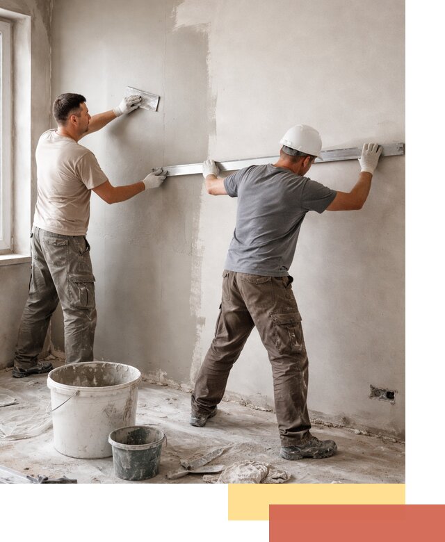 Штукатурка стен под покраску в зиме качественно и быстро