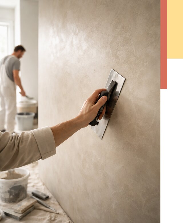 Венецианская штукатурка в зиме от 3580 руб/м² — нанесение стен под ключ | ОТДЕЛОЧНИК-Зма