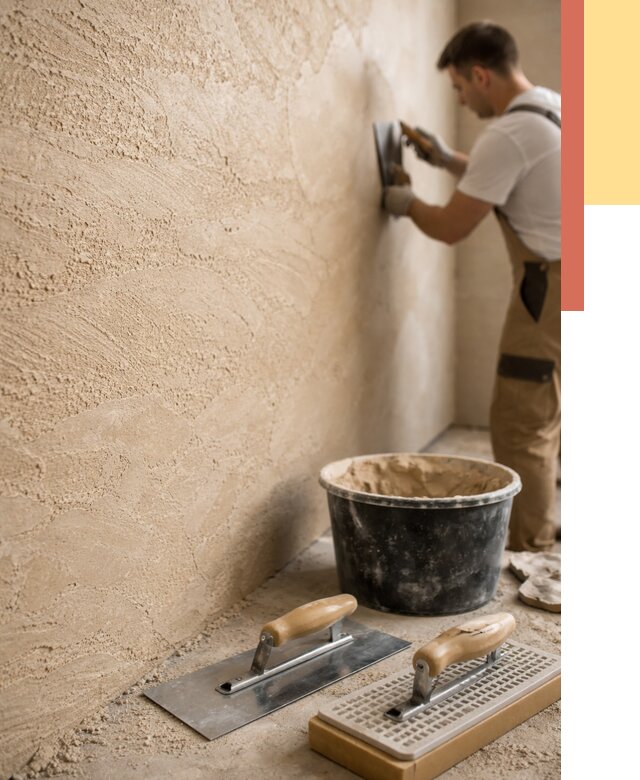 Декоративная штукатурка травертин в зиме от 1841 руб/м2 — качественно и недорого | ОТДЕЛОЧНИК-Зма