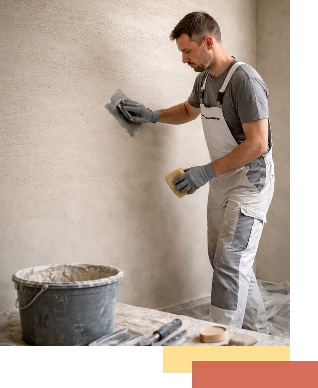 Декоративная штукатурка травертин в зиме для стен и потолков