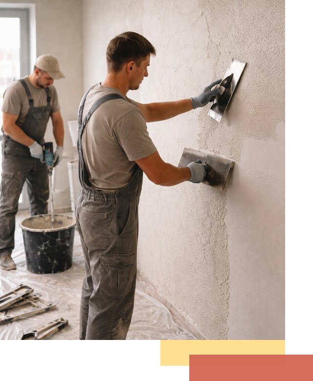 Структурная штукатурка стен в зиме — качественная отделка поверхностей