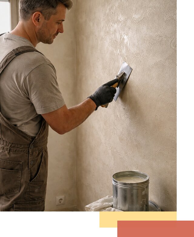 Нанесение воска на штукатурку в зиме для защиты и блеска