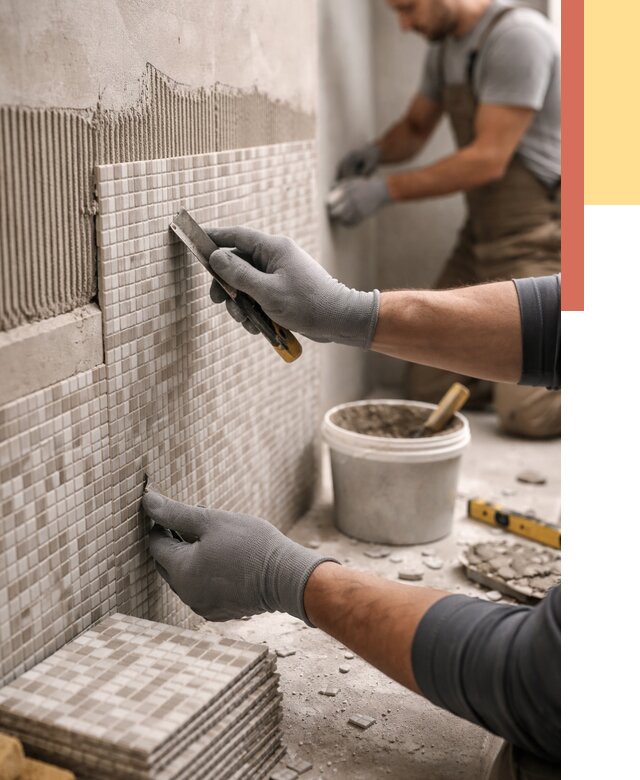 Облицовка стен мозаикой в зиме от 3273 руб/м2 — укладка мозаики на стены | ОТДЕЛОЧНИК-Зма