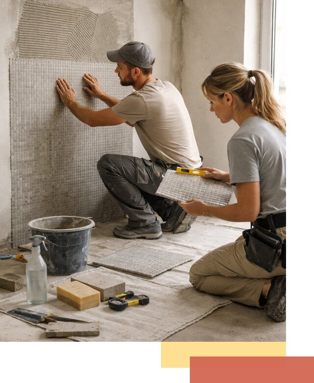 Облицовка стен мозаикой в зиме качественно и быстро