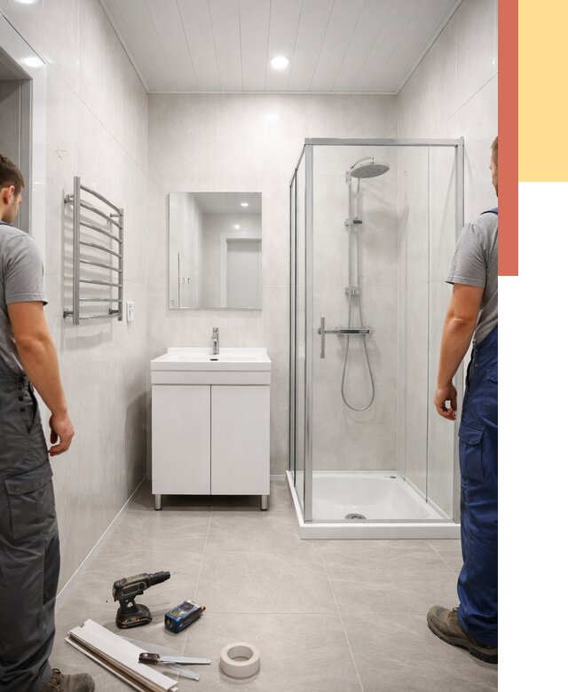 Отделка ванной комнаты панелями ПВХ в зиме от 4603 руб. за м2 | ОТДЕЛОЧНИК-Зма