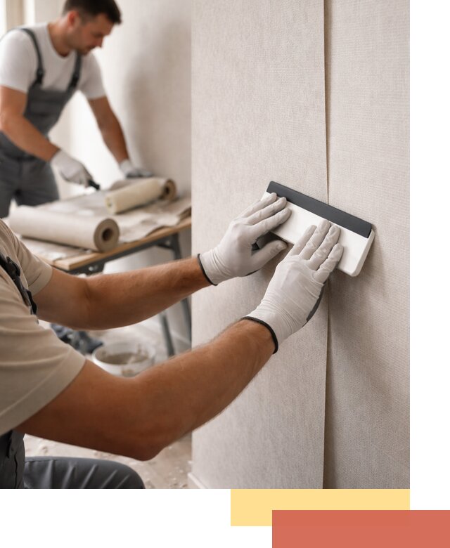 Поклейка обоев под покраску в зиме профессионально и быстро