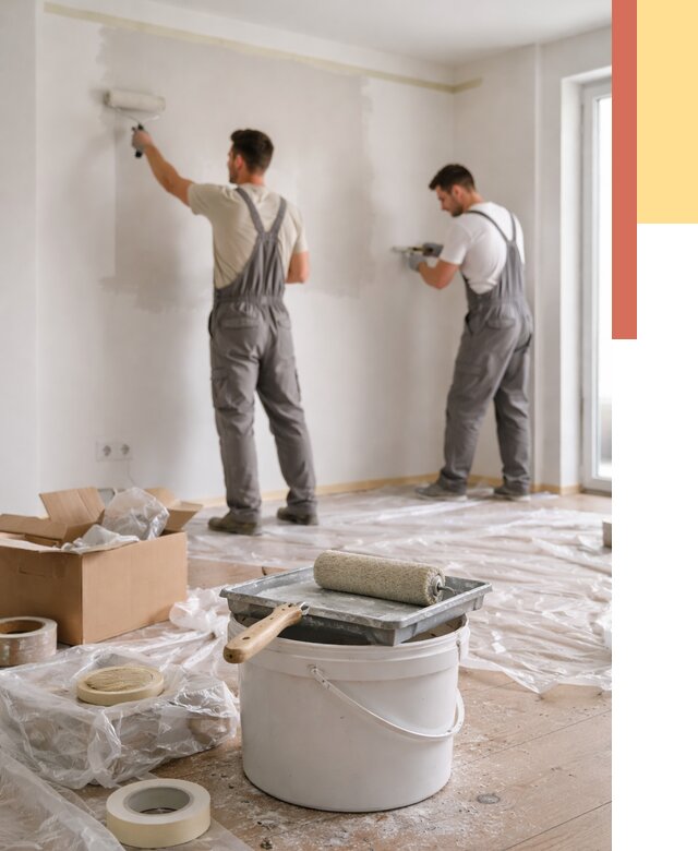 Покраска стен в квартире в зиме от 2557 руб/м2 — быстро и недорого | ОТДЕЛОЧНИК-Зма