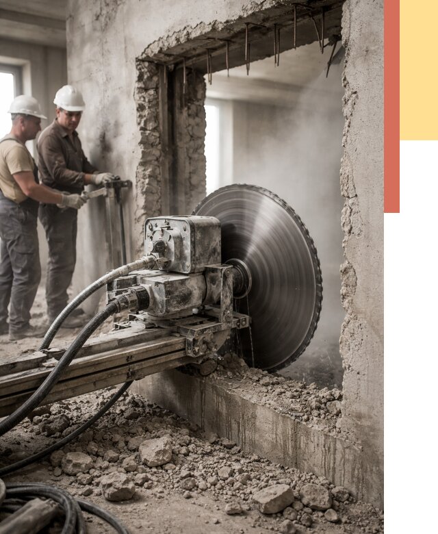 Алмазная резка проемов в зиме от 4603 руб. быстро и недорого | ОТДЕЛОЧНИК-Зма