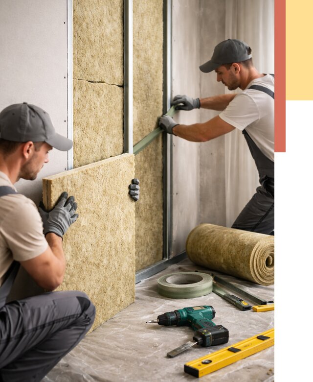 Шумоизоляция стен в зиме под ключ от 1892 руб. | ОТДЕЛОЧНИК-Зма