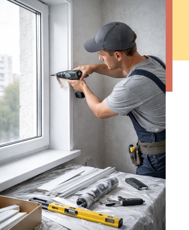 Установка пластиковых откосов в зиме от 2301 руб. | ОТДЕЛОЧНИК-Зма монтаж, быстро и недорого