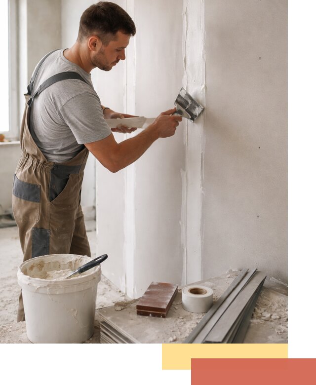 Шпаклевка перегородок из гипсокартона в зиме качественно и быстро