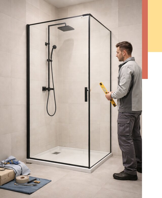 Стеклянные перегородки для душа в зиме от 12785 руб. | Монтаж под ключ — ОТДЕЛОЧНИК-Зма