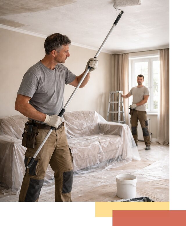 Грунтовка потолка в зиме — подготовка под покраску и отделку