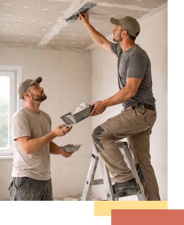 Шпаклевка потолка из гипсокартона в зиме качественно и быстро