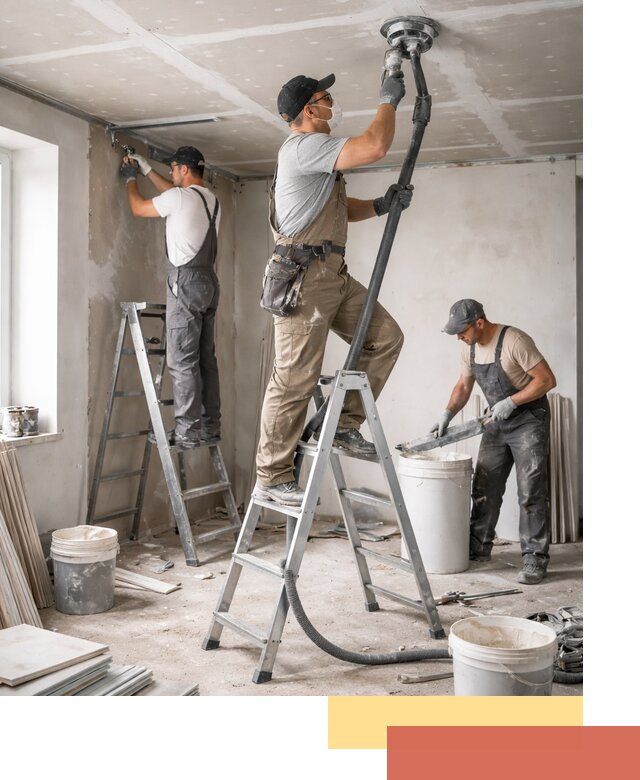 Ремонт потолка из гипсокартона в зиме: быстрый и качественный монтаж