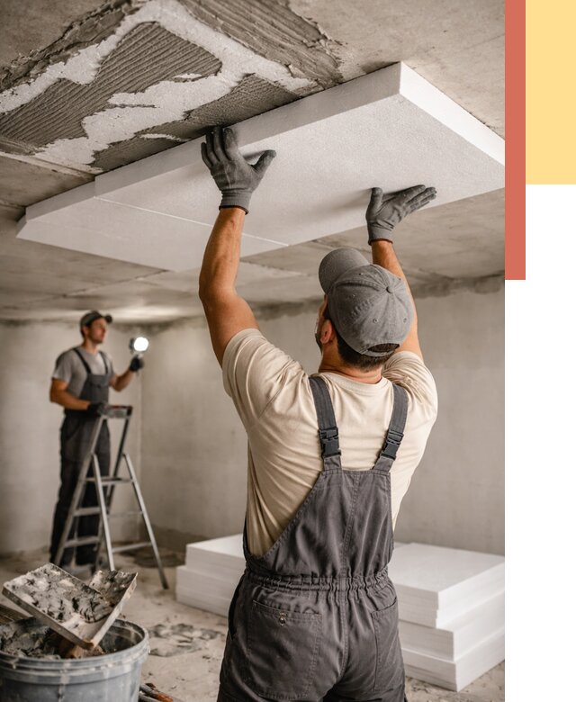 Утепление потолка пенопластом в зиме от 4603 руб/м2 — недорого и быстро | ОТДЕЛОЧНИК-Зма